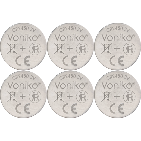 Batteri 6-pack CR2450