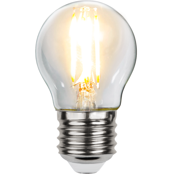 LED-lampa E27 G45 Clear