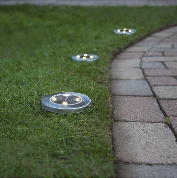 Solcellsspotlight Lawnlight 3 p