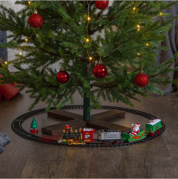 Dekorativt sceneri X-mas Train