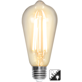 LED-lampa E27 ST64 Sensor clear