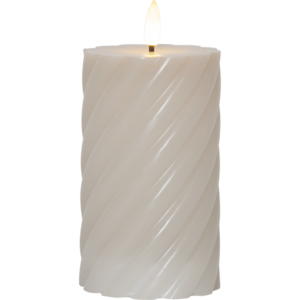 LED Blockljus Flamme Swirl
