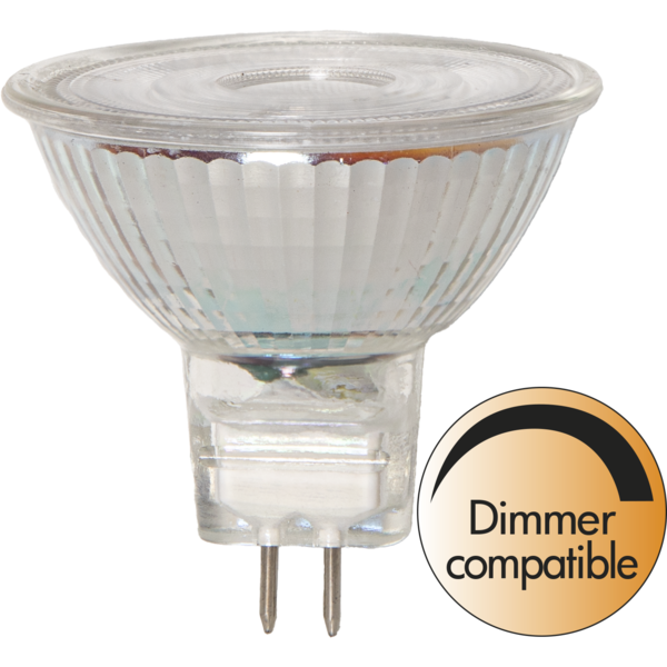 LED-lampa GU5,3 MR16 Spotlight Glass