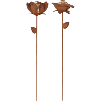 Solcellsdekoration Oxida Flower 2 p