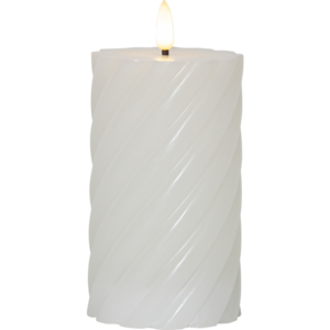 LED Blockljus Flamme Swirl