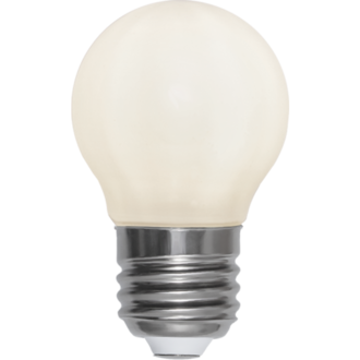 LED-lampa E27 G45 Opaque filament RA90