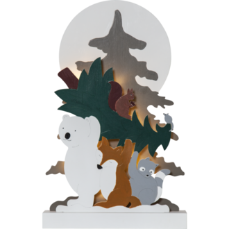 Bordsdekoration Forest Friends