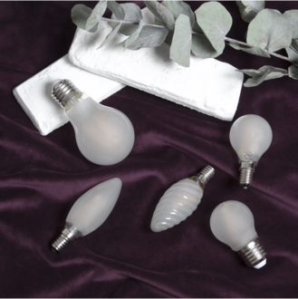 LED-lampa E27 G45 Frosted
