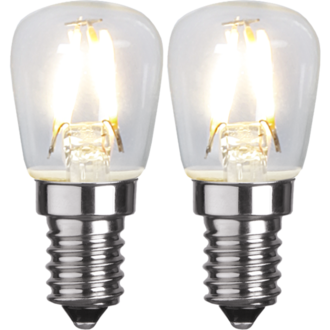LED-lampa E14 2-pack Clear