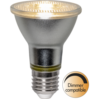 LED-lampa E27 PAR20 Spotlight Glass
