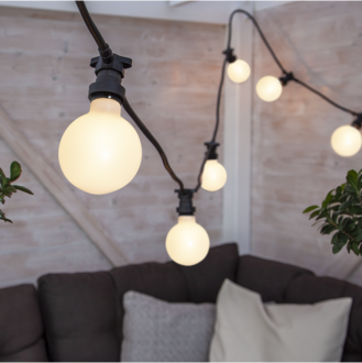 LED-lampa E27 G95 Outdoor Lighting PC Cover Filament