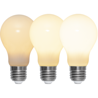 LED-lampa E27 A60 Opaque Fil RA90 3step memo