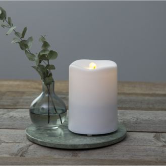 LED Blockljus Water Candle