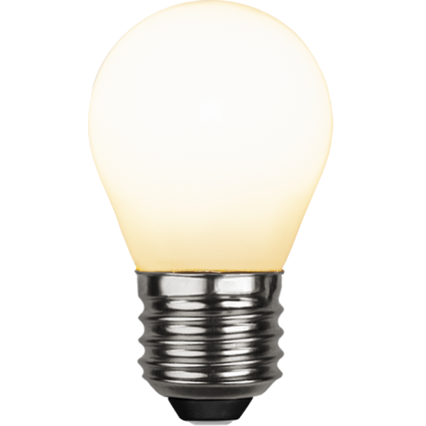 LED-lampa E27 G45 Opaque filament RA90