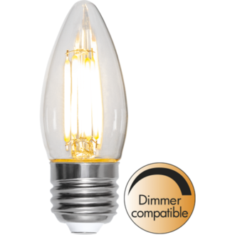 LED-lampa E27 C35 Clear