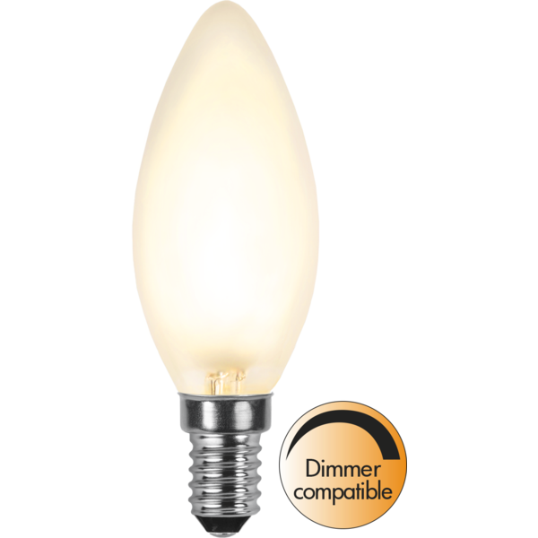 LED-lampa E14 B35 Opaque Filament RA90