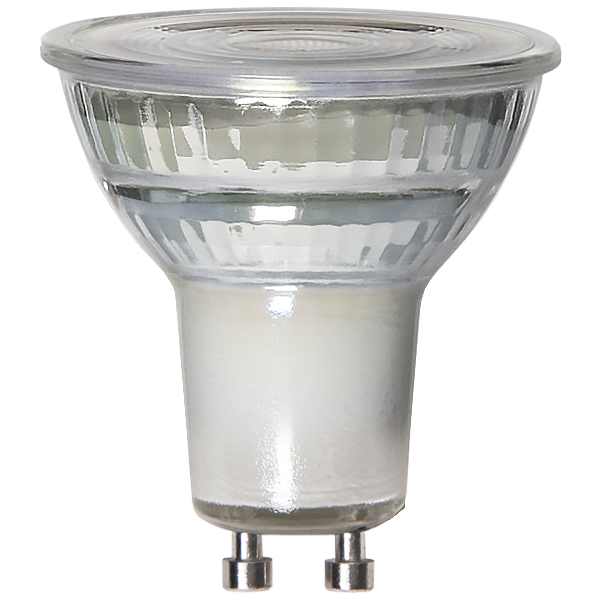 LED-lampa GU10 MR16 Spotlight Glass