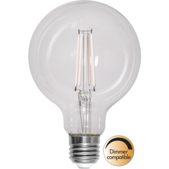 LED-lampa E27 G95 Clear White Filament
