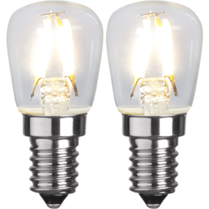 LED-lampa E14 2-pack Clear
