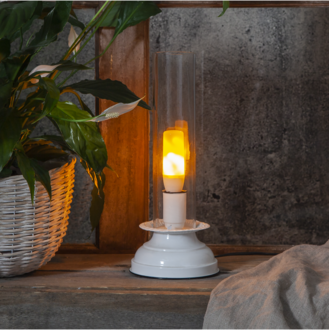 LED-lampa E27 T40 Flame