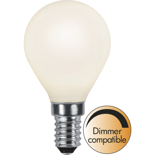 LED-lampa E14 P45 Opaque filament RA90