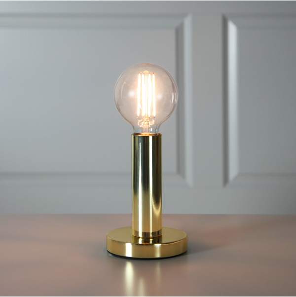 Lampfot E27 Glans