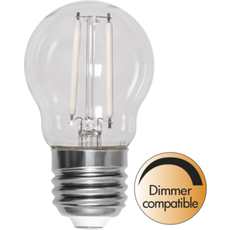 LED-lampa E27 G45 Clear White Filament