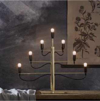 LED-lampa E14 ST26 Decoline