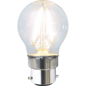 LED-lampa B22 G45 Clear