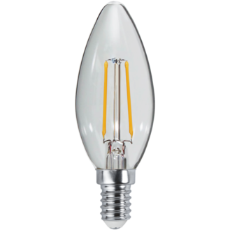 LED-lampa E14 C35 Clear