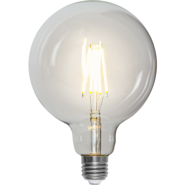 LED-lampa E27 G125 Clear