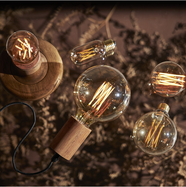 LED-lampa E27 ST64 Vintage Gold