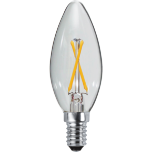 LED-lampa E14 C35 Clear