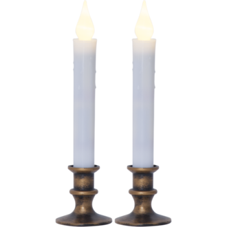 LED Antikljus 2-pack Mette