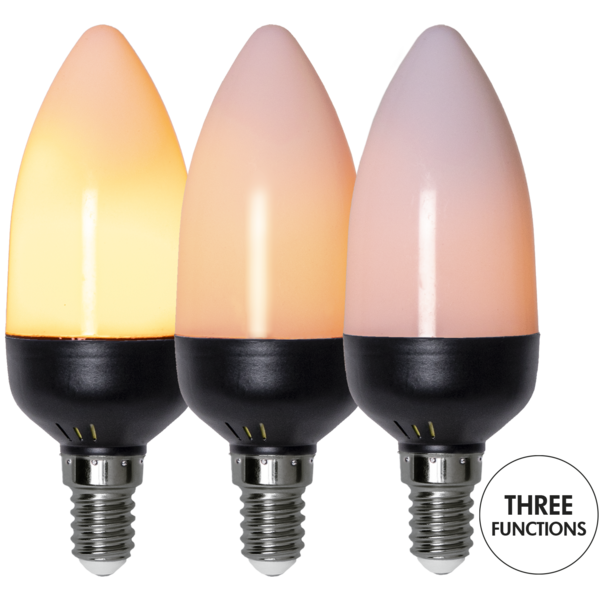 LED-lampa E14 C37 Flame