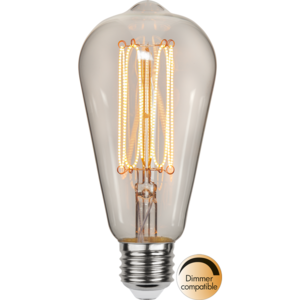 LED-lampa E27 ST64 Decoled Grace Clear