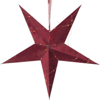 Pappersstjärna Velvet