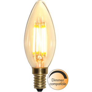 LED-lampa E14 C35 Soft Glow