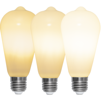 LED-lampa E27 ST64 Opaque Filament RA90 3-step