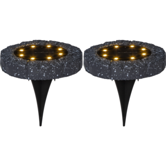 Solcellsspotlight 2-p Lawnlight