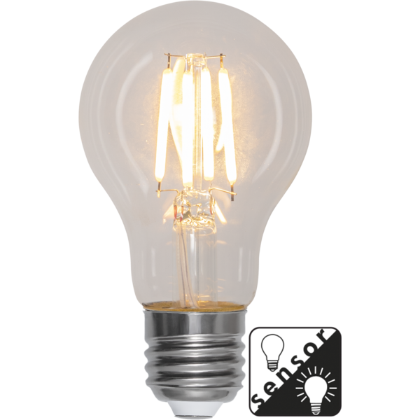 LED-lampa E27 A60 Sensor clear