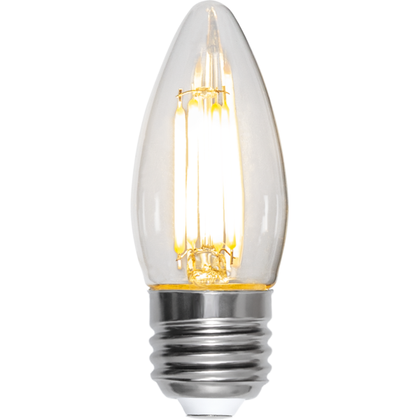 LED-lampa E27 C35 Clear