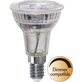 LED-lampa E14 PAR16 Spotlight Glass