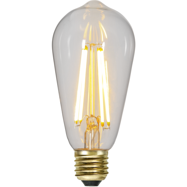 LED-lampa E27 ST64 Soft Glow 3-step memory