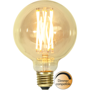 LED-lampa E27 G95 Vintage Gold