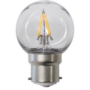 LED-lampa B22 G45 Outdoor Lighting PC Cover Filament