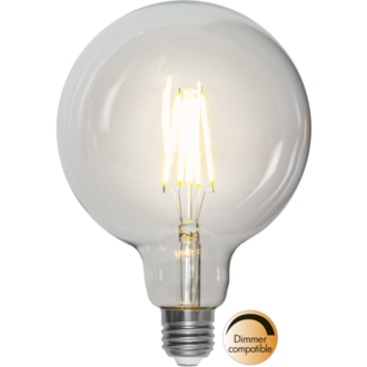 LED-lampa E27 G125 Clear