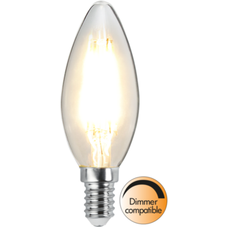 LED-lampa E14 C35 Clear