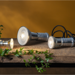 LED-lampa E27 PAR20 Spotlight Glass