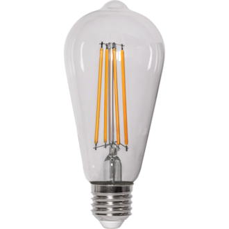 LED-lampa E27 ST64 Sensor clear